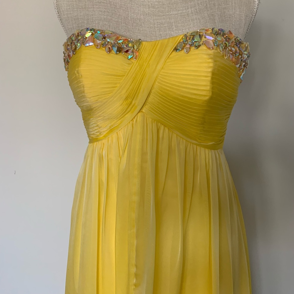 Yellow Pageant/Prom Formal Gown